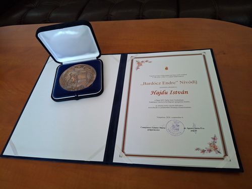 Bardócz Endre-nívódíj Hajdu Istvánnak